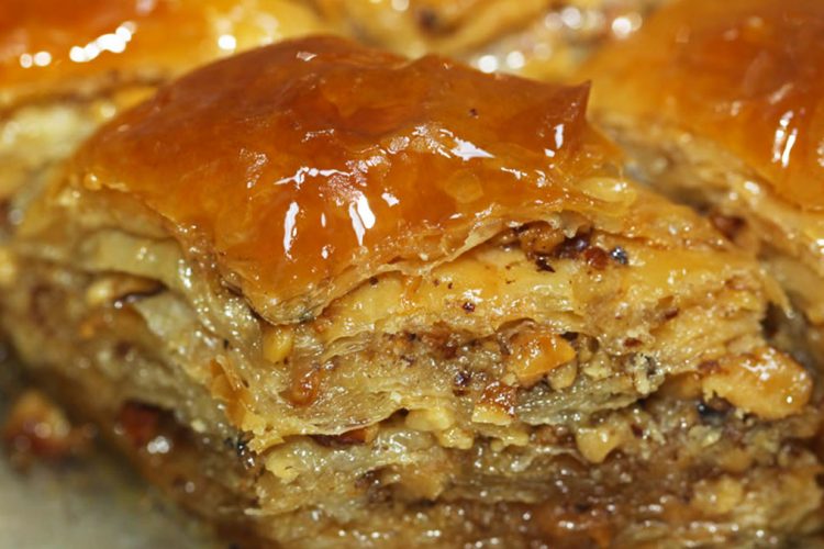 Albanian bakllava food