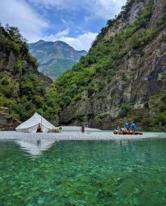 Shala river, Albania